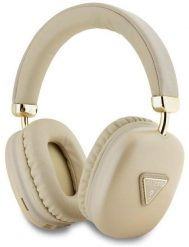 SŁUCHAWKI BEZPRZEWODOWE NAUSZNE, Bluetooth V5.3, Guess, Mikrofon, Złote. Żółte słuchawki nauszne Guess. Za 172.47 zł.