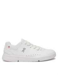 On Buty do biegania The Roger Advantage 3MD10640108 Biały. Białe buty do biegania męskie On, bez wzorów, ze skóry, bez zapięcia, do biegania. Za 599.99 zł.