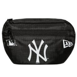 Torebka nerka New Era MLB New York Yankees Micro Waist Bag pojemność 1 L. Czarne saszetki męskie New Era, bez wzorów. Za 122.50 zł.