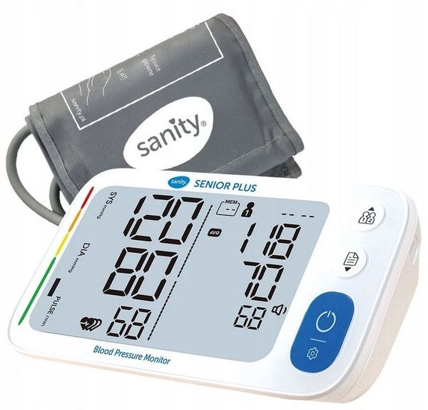 SANITY_Senior Plus ciśnieniomierz z zasilaczem TMB-2288-C. Ciśnieniomierze NoName. Za 193.08 zł.