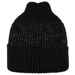 Czapka zimowa Buff Merino Active Beanie - solid black. Czarne czapki męskie Buff, na zimę, bez wzorów, z wełny, sportowe. Za 179.99 zł.