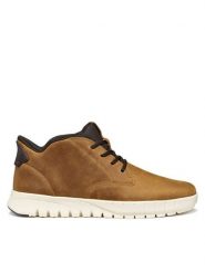 Geox Sneakersy U Flextride Plus U56MAB 000FF C6002 Brązowy. Brązowe buty sportowe na co dzień męskie Geox, m, bez wzorów, ze skóry, bez ramiączek, bez kaptura. Za 379.99 zł.