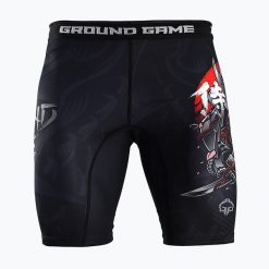 Spodenki treningowe męskie Ground Game Vale Tudo Samurai 2.0. Czarne szorty sportowe męskie GROUND GAME, bez wzorów, sportowe. Za 159.00 zł.