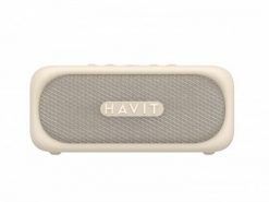 Głośnik bezprzewodowy bluetooth Havit SK905BT (beżowy). Brązowe głośniki przenośne Havit. Za 228.99 zł.