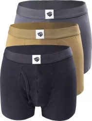 Iguana Męskie bokserki Iguana BOSER 3PACK black/olive/dark grey rozmiar 3XL. Czarne bokserki męskie IGUANA, m, bez wzorów. Za 89.98 zł.