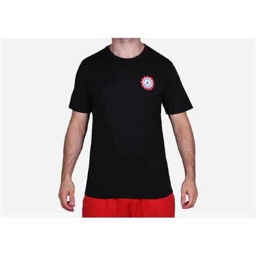 Koszulka sportowa męska Nike Air Jordan Paris Bastille. Czarne t-shirty sportowe męskie Nike, m, bez wzorów, sportowe, bez ramiączek. Za 139.00 zł.