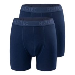 Bokserki Męskie Roixo (zestaw 2 Sztuk). Niebieskie bokserki męskie Hi-tec, m, bez wzorów. Za 60.99 zł.