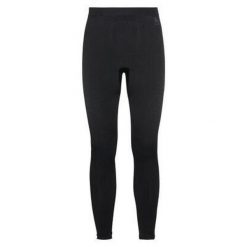 Spodnie termoaktywne narciarskie męskie Odlo Performance Warm Eco, leggins. Czarne bielizna termoaktywna męska Odlo, m, bez wzorów, bez ramiączek, narciarskie. Za 369.99 zł.