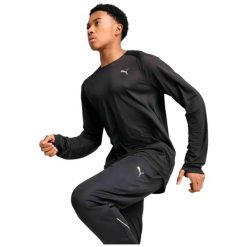 Longsleeve do biegania męski PUMA Run Cloudpun. Czarne buty do biegania męskie Puma, bez wzorów, bez zapięcia, do biegania. Za 189.99 zł.