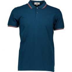 Koszulka polo w kolorze granatowym. Niebieskie koszulki polo męskie Ben Sherman, z haftami, z bawełny, polo. W wyprzedaży za 108.95 zł.