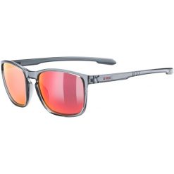 Okulary UVEX LGL 52. Szare okulary przeciwsłoneczne męskie Uvex, bez wzorów, sportowe. Za 203.58 zł.