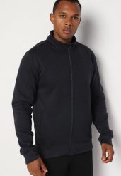 Granatowa Bluza Polarowa z Suwakiem Pinovia. Niebieskie bluzy rozpinane męskie Born2be, m, bez wzorów, z polaru, klasyczne, bez ramiączek, bez kaptura. Za 54.99 zł.