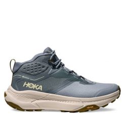 Trekkingi Hoka. Niebieskie buty trekkingowe męskie HOKA, bez wzorów, bez zapięcia, trekkingowe. Za 949.99 zł.