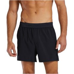 Spodenki treningowe męskie TYR UNBK SHT UNL 5 SOL. Czarne szorty sportowe męskie TYR, bez wzorów. Za 339.98 zł.