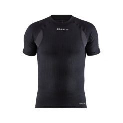 Koszulka kompresyjna Craft Active Extreme. Czarne bielizna termoaktywna męska Craft, m, bez wzorów, bez ramiączek. Za 292.50 zł.