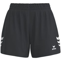 Spodenki Erima Celebrate 125 w kolorze czarnym. Czarne szorty sportowe męskie Erima, bez wzorów, z dzianiny, sportowe. Za 253.99 zł.