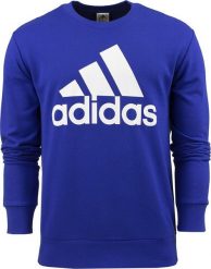 Adidas Bluza męska adidas Essentials French Terry Big Logo niebieska IC9325 M. Niebieskie bluzy nierozpinane męskie ADIDAS, m, bez wzorów, bez ramiączek, bez kaptura. Za 198.86 zł.