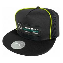 Czapka Męska Puma Mercedes MAPF1 FB Cap. Czarne czapki męskie Puma, bez wzorów, eleganckie. Za 87.10 zł.