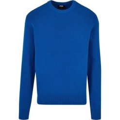 Sweter oversize Urban Classics. Niebieskie swetry męskie Urban Classics, bez wzorów, bez kołnierzyka, bez ramiączek. Za 267.50 zł.