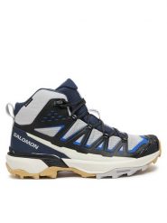 Salomon Trekkingi X Ultra 360 Edge Mid Gore-Tex L47698500 Szary. Szare buty trekkingowe męskie Salomon, bez wzorów, z gore-texu, bez zapięcia, trekkingowe, gore-tex. Za 589.99 zł.