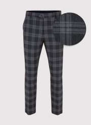 PAKO LORENTE – Spodnie garniturowe P22WF-6G-002-S-S. Szare eleganckie spodnie męskie Pako Lorente, bez wzorów, z elastanu. Za 349.99 zł.