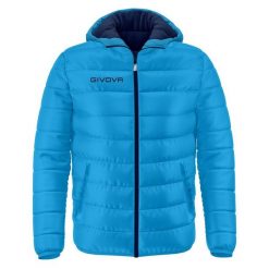 Kurtka Givova Giubbotto Olanda męska 2XS. Niebieskie kurtki męskie Givova, m, bez wzorów, z puchu, sportowe, bez ramiączek. Za 243.99 zł.