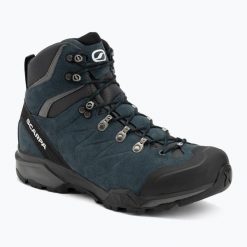 Buty trekkingowe męskie SCARPA ZG Trek GTX. Niebieskie buty trekkingowe męskie Scarpa, bez wzorów, bez zapięcia, wspinaczkowe. Za 844.19 zł.