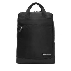 Plecak Pepe Jeans. Czarne plecaki męskie Pepe Jeans, bez wzorów, z jeansu. Za 339.99 zł.