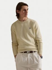 Polo Ralph Lauren Sweter 710810846035 Écru Regular Fit. Kardigany męskie Polo Ralph Lauren, m, bez wzorów, z bawełny, bez ramiączek. Za 659.99 zł.