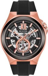 Zegarek Bulova Zegarek męski Bulova 98A177 czarny. Czarne zegarki męskie Bulova. Za 2,275.00 zł.