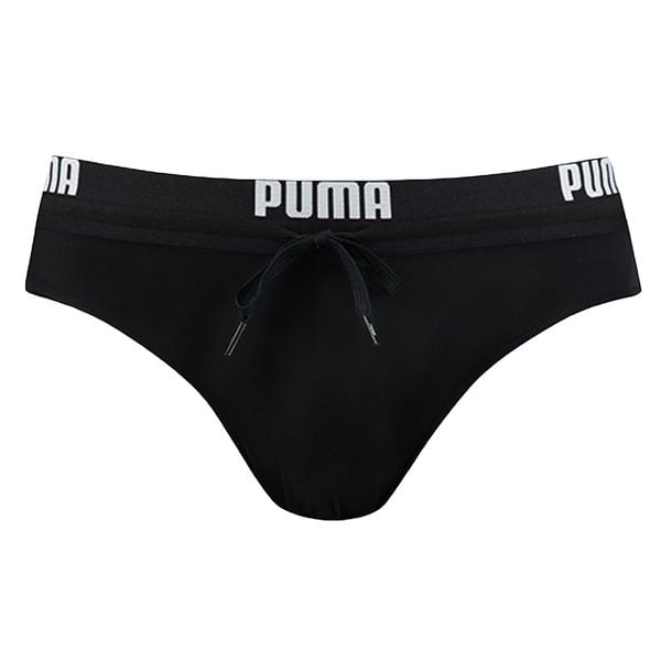 Czarne kąpielówki męskie PUMA. Czarne kąpielówki męskie Puma, m, bez wzorów, z nylonu. Za 100.99 zł.