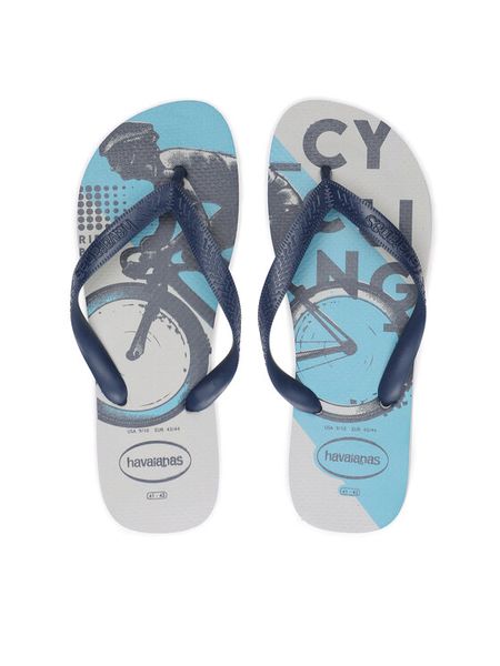 Havaianas Japonki 41413483498 Szary. Szare klapki i japonki męskie Havaianas, bez wzorów, z syntetyku. Za 59.99 zł.