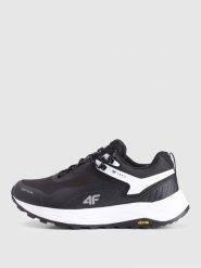 4F Niskie buty trailowe z membraną męskie - czarne 41. Czarne buty trekkingowe męskie 4f, bez wzorów, bez zapięcia. Za 399.99 zł.
