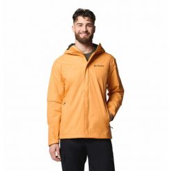 Kurtka Columbia Waterlight Ii. Brązowe kurtki męskie Columbia, bez wzorów, bez ramiączek, bez kaptura. Za 309.99 zł.