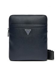 Guess Saszetka HMECSA P3123 Granatowy. Niebieskie saszetki męskie Guess, z aplikacjami, ze skóry. Za 219.99 zł.