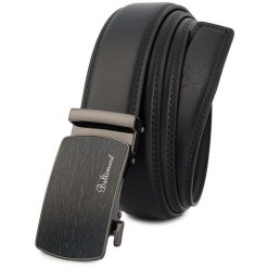 Pasek skórzany BELTIMORE r.95-110 cm A45 czarny. Czarne paski męskie bez wzorów. Za 71.49 zł.