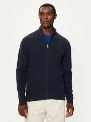 Selected Homme Sweter 16095980 Granatowy Regular Fit. Niebieskie kardigany męskie Selected Homme, m, bez wzorów, z bawełny, bez ramiączek. Za 199.99 zł.