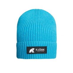 Czapka Santis merino. Niebieskie czapki męskie FJORK MERINO, na zimę, bez wzorów, z wełny, sportowe. Za 319.00 zł.
