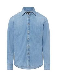 G-Star RAW Męska koszula dżinsowa - Asinart 80Z Denim Mężczyźni Slim Fit Bawełna niebieski jednolity, L. Niebieskie koszule męskie G-Star Raw, l, bez wzorów, z bawełny, bez kołnierzyka, bez ramiączek. Za 449.95 zł.