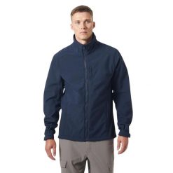 Kurtka męska softshell Helly Hansen r. XL. Czarne kurtki softshell męskie Helly Hansen, m, bez wzorów, z softshellu, bez kaptura, trekkingowe. W wyprzedaży za 446.40 zł.