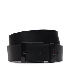 Pasek Męski Tommy Hilfiger. Czarne paski męskie Tommy Hilfiger, bez wzorów. Za 119.99 zł.
