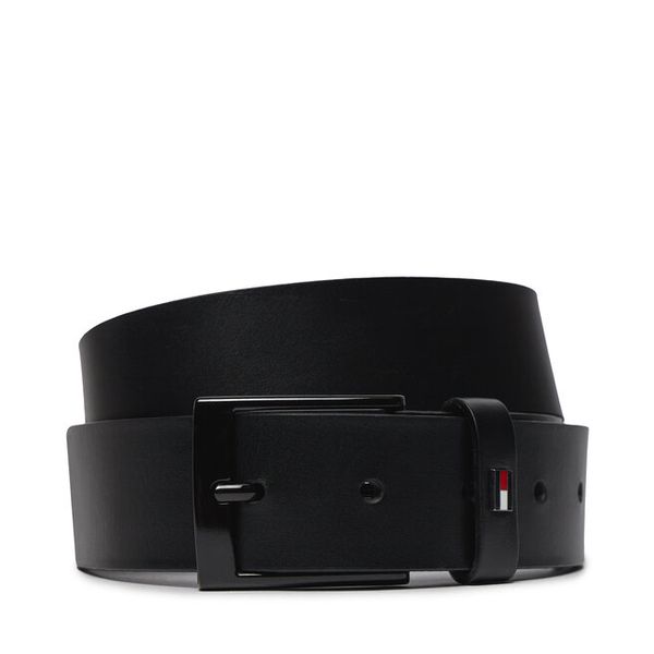 Pasek Męski Tommy Hilfiger. Czarne paski męskie Tommy Hilfiger, bez wzorów. Za 119.99 zł.