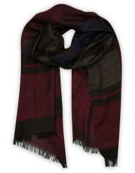 Lekki Szalik Wiosenno-Jesienny - Teer - Ciemna Kolorystyka. Szaliki męskie Teer, na jesień, bez wzorów, z materiału, eleganckie. Za 45.00 zł.