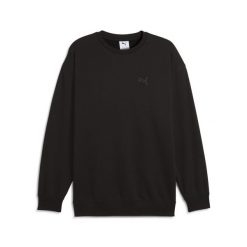 Bluza unisex Essentials Elevated PUMA. Czarne bluzy nierozpinane męskie Puma, s, bez wzorów, prążkowane, eleganckie, bez ramiączek, bez kaptura. Za 219.00 zł.
