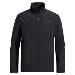 Kurtka softshell męska Vaude Hurricane Jacket IV. Czarne kurtki softshell męskie Vaude, m, bez wzorów, z softshellu, bez kaptura. Za 303.99 zł.