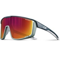 Okulary przeciwsłoneczne sportowe Julbo Fury Spectron 3 CF. Niebieskie okulary przeciwsłoneczne męskie JULBO, bez wzorów, sportowe. Za 500.00 zł.