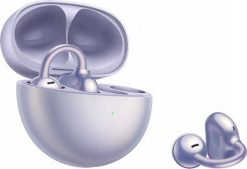 Słuchawki Huawei FreeClip fioletowe. Fioletowe słuchawki bluetooth Huawei. Za 670.99 zł.