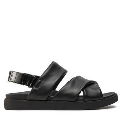 Sandały Calvin Klein. Czarne sandały męskie Calvin Klein, bez zapięcia. Za 469.99 zł.