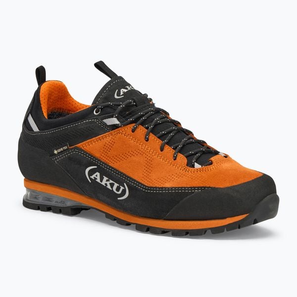 Buty trekkingowe męskie AKU Link GTX. Brązowe buty trekkingowe męskie Aku, bez wzorów, z materiału, bez zapięcia. Za 809.99 zł.