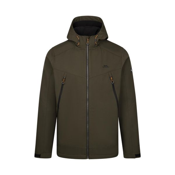 Trespass Hubbard - Męska kurtka softshell Dark Vine. Zielone kurtki męskie Trespass, m, z aplikacjami, z gumy, sportowe, bez ramiączek, bez kaptura. Za 438.99 zł.